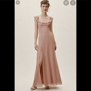 Bhldn Diana Dress size m whipped apricot